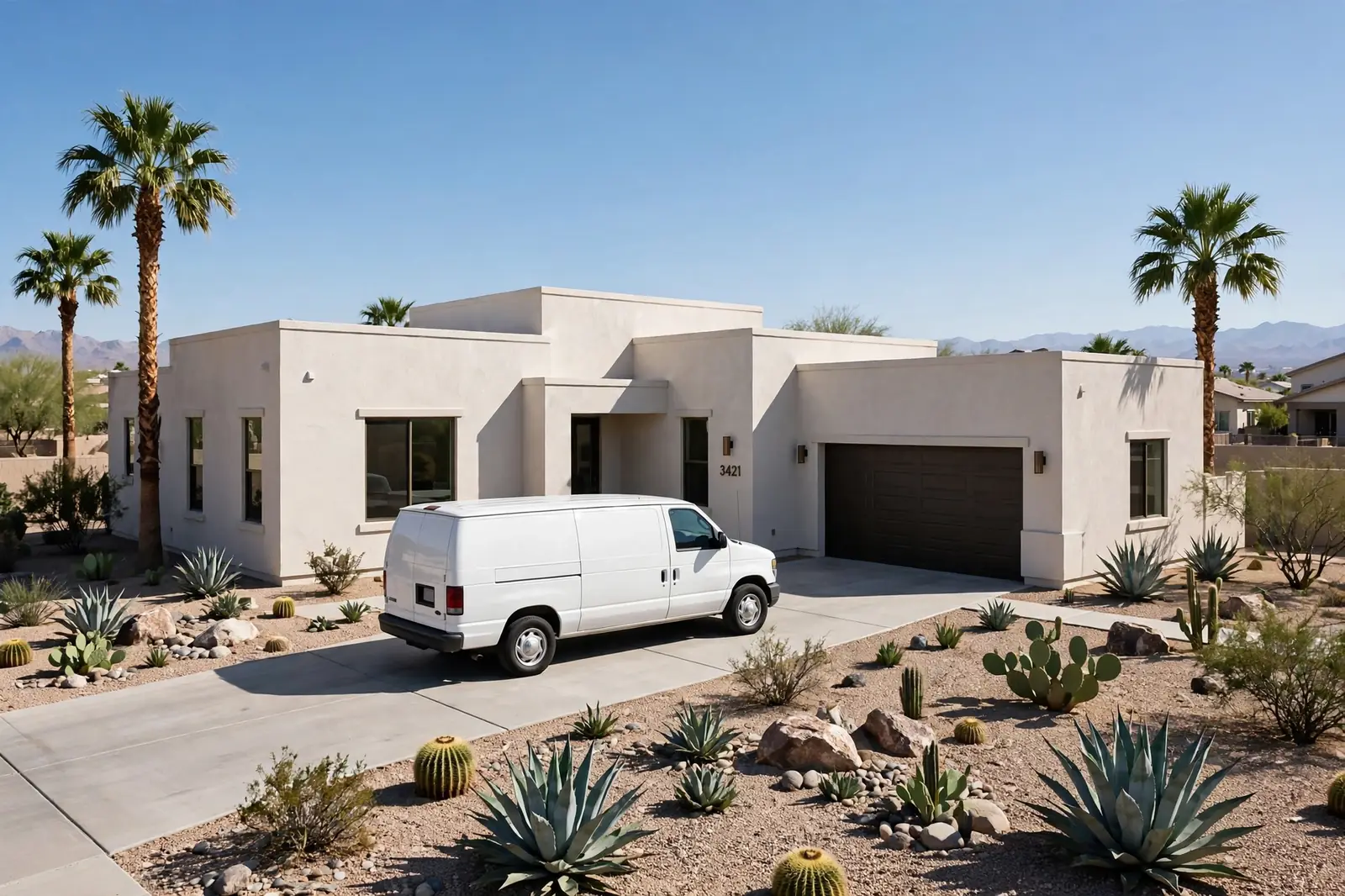 Restoration service van ready for emergency water damage calls in Chandler, Arizona